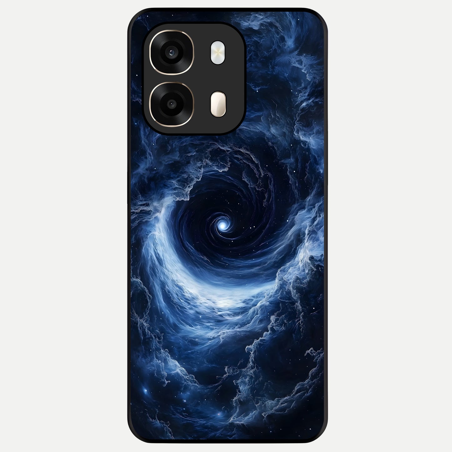  Stunning Galaxy Glass Case For Oppo A6  back cover – full design glossy printed glass finish