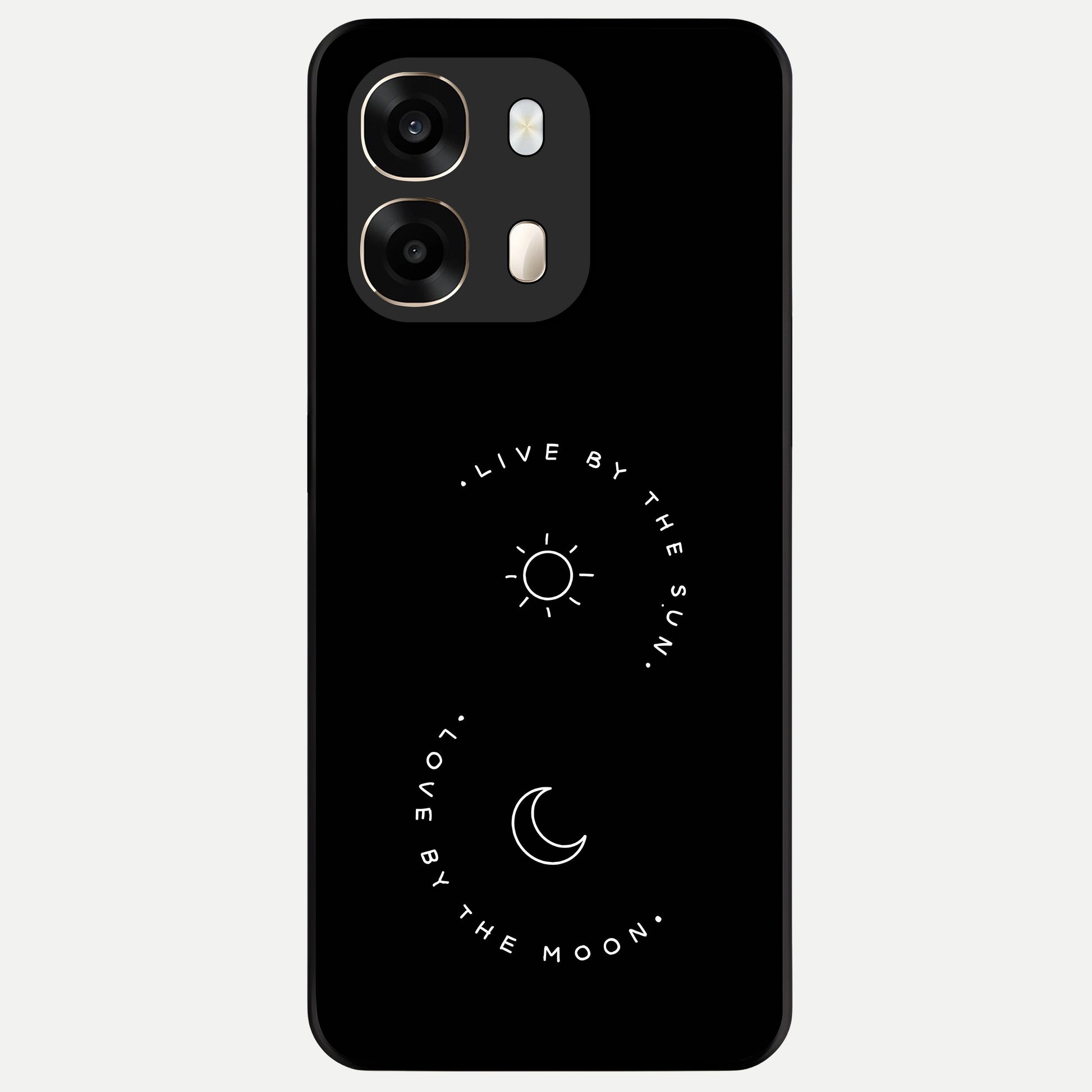  Sunflower Cat Art Glass Case For Oppo A6  back cover – full design glossy printed glass finish