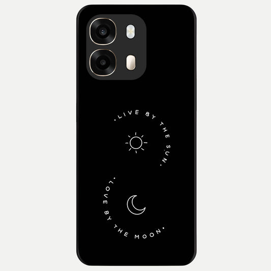  Sunflower Cat Art Glass Case For Oppo A6  back cover – full design glossy printed glass finish
