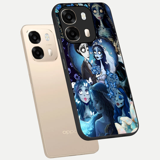  Butterfly Ghost Soul phone case For Oppo A6  showing premium glass back cover with detailed artwork