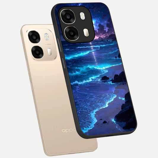  Classic Damn Look phone case For Oppo A6  showing premium glass back cover with detailed artwork