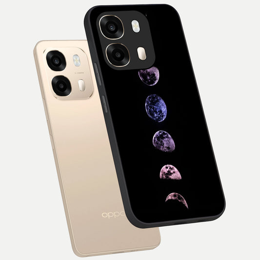 Crimson All Planets phone case For Oppo A6  showing premium glass back cover with detailed artwork