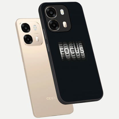  Mono Focus Vision phone case For Oppo A6  showing premium glass back cover with detailed artwork
