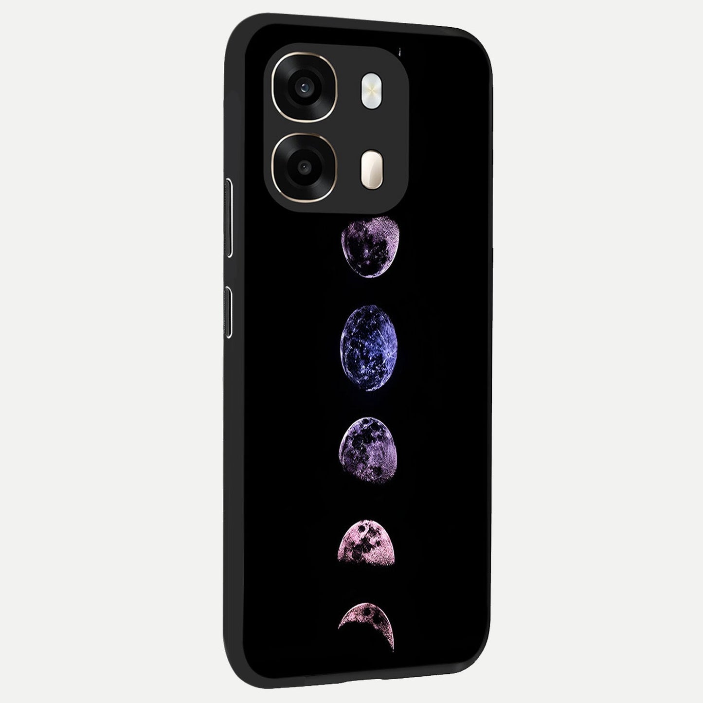  Crimson All Planets back cover For Oppo A6  slim fit glass case with vibrant aesthetic design