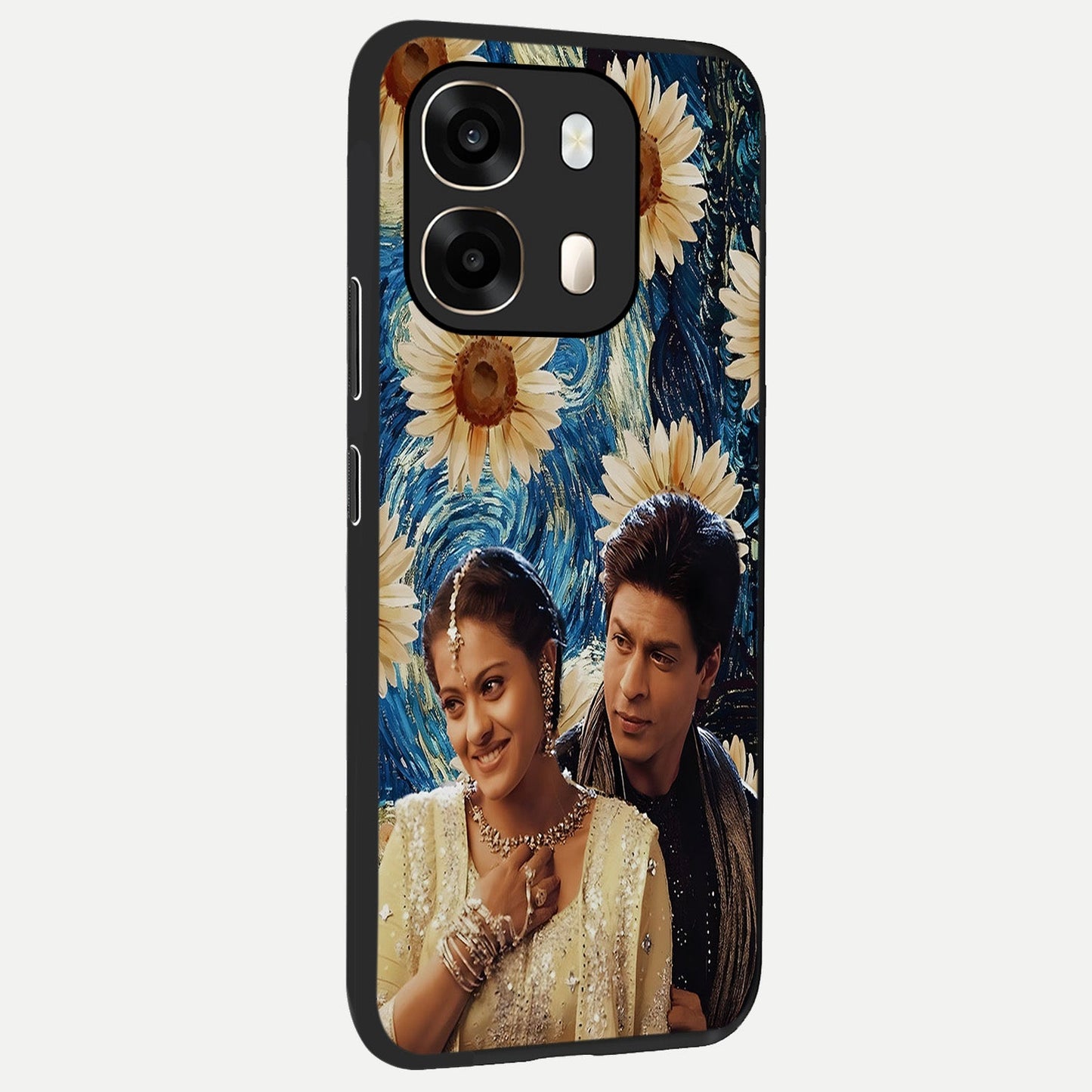  Eternal Love Story back cover For Oppo A6  slim fit glass case with vibrant aesthetic design