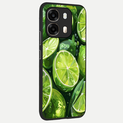  Green Kawasaki back cover For Oppo A6  slim fit glass case with vibrant aesthetic design