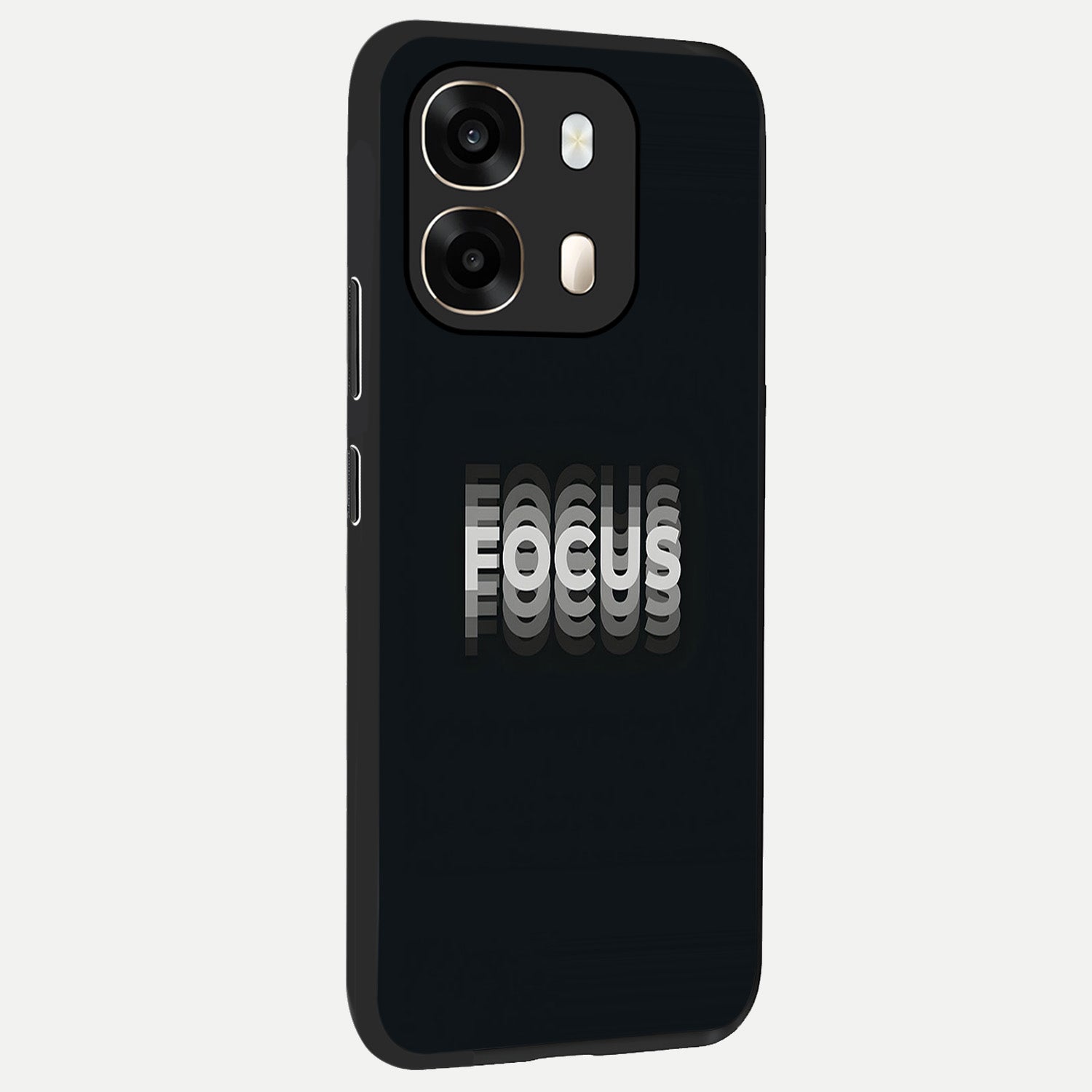  Mono Focus Vision back cover For Oppo A6  slim fit glass case with vibrant aesthetic design