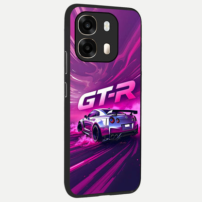  Speed Drift Legend back cover For Oppo A6  slim fit glass case with vibrant aesthetic design