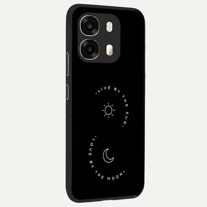  Sunflower Cat Art back cover For Oppo A6  slim fit glass case with vibrant aesthetic design