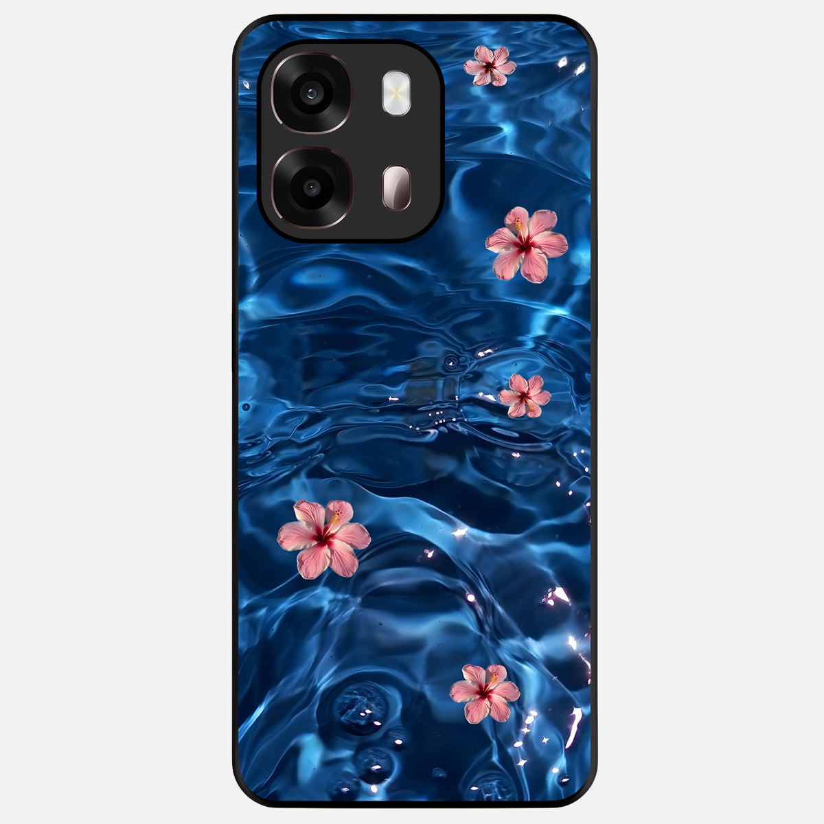  Bloom Thread Art Glass Case For Oppo A6 Pro 5G back cover – full design glossy printed glass finish