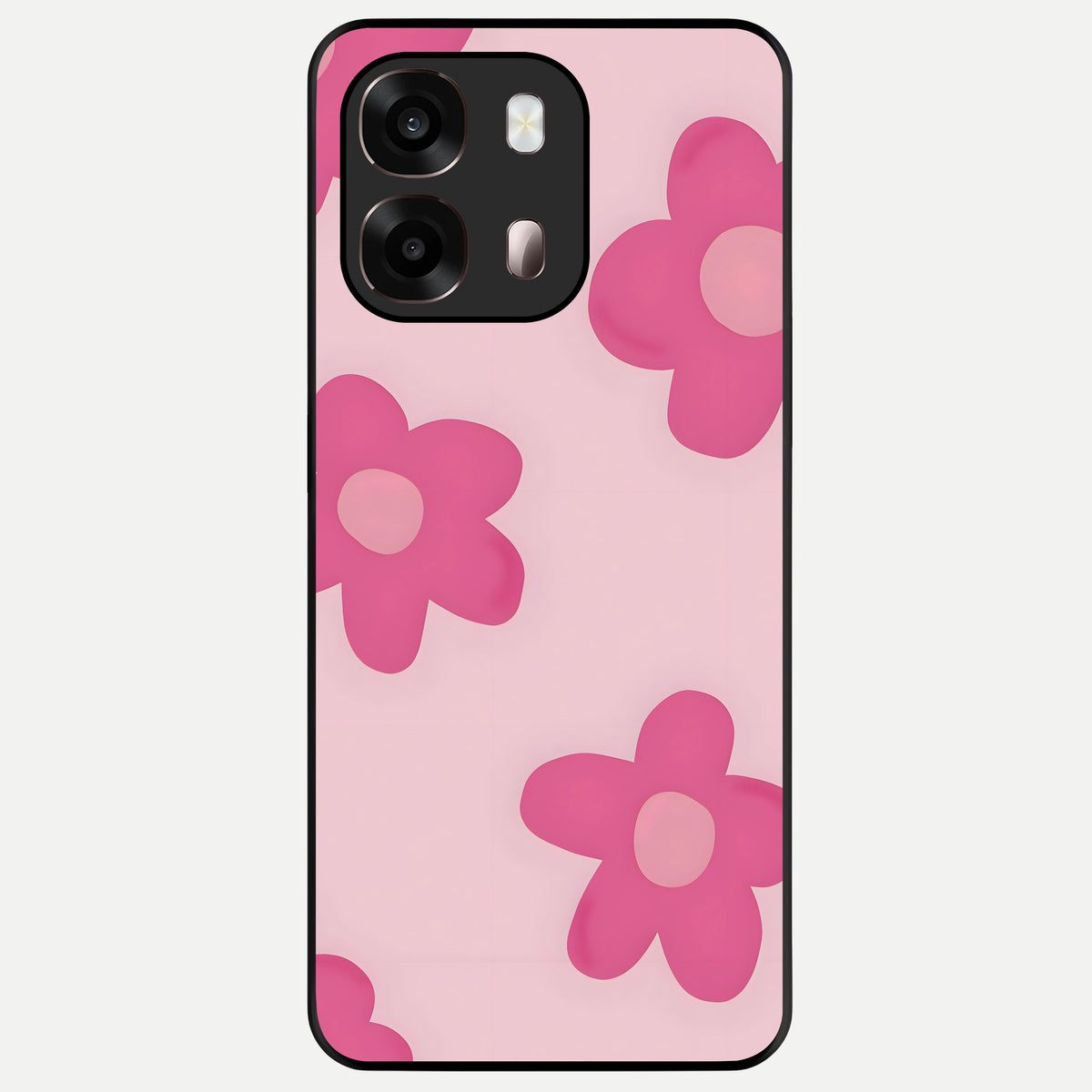  Candy Bloom Dreams Glass Case For Oppo A6 Pro 5G back cover – full design glossy printed glass finish