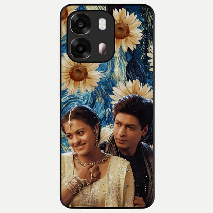  Eternal Love Story Glass Case For Oppo A6 Pro 5G back cover – full design glossy printed glass finish