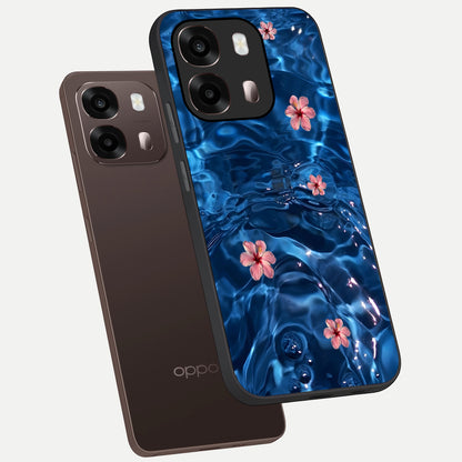  Bloom Thread Art phone case For Oppo A6 Pro 5G showing premium glass back cover with detailed artwork