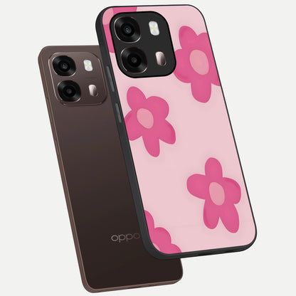  Candy Bloom Dreams phone case For Oppo A6 Pro 5G showing premium glass back cover with detailed artwork