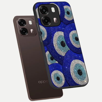  Galaxy Eye Flow phone case For Oppo A6 Pro 5G showing premium glass back cover with detailed artwork