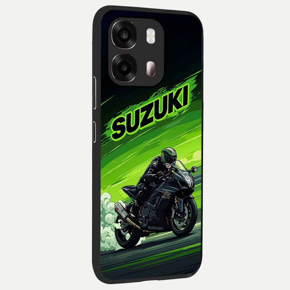  Suzuki Speed Beast back cover For Oppo A6 Pro 5G slim fit glass case with vibrant aesthetic design