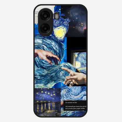 Aesthetic Vando Hands Glass Case For Oppo A6s back cover – full design glossy printed glass finish
