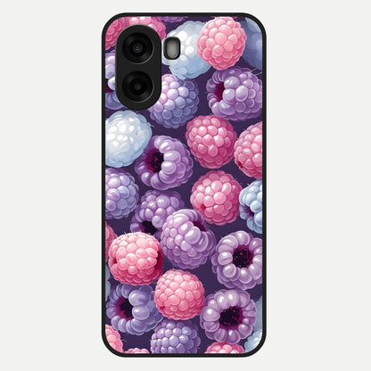  Berry Candy Pop Glass Case For Oppo A6s back cover – full design glossy printed glass finish