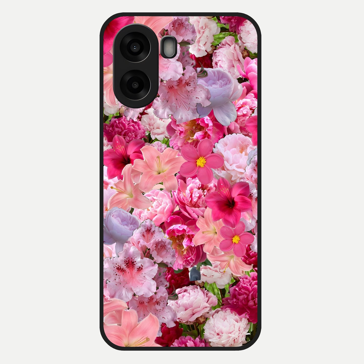  Bloom Crush Fantasy Glass Case For Oppo A6s back cover – full design glossy printed glass finish