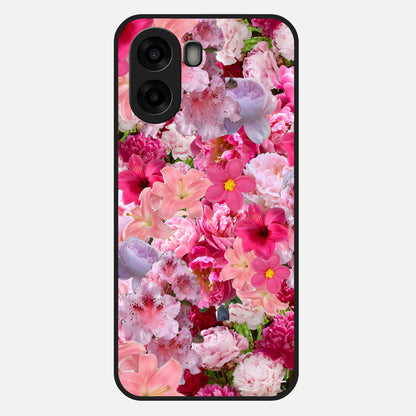  Bloom Crush Fantasy Glass Case For Oppo A6s back cover – full design glossy printed glass finish