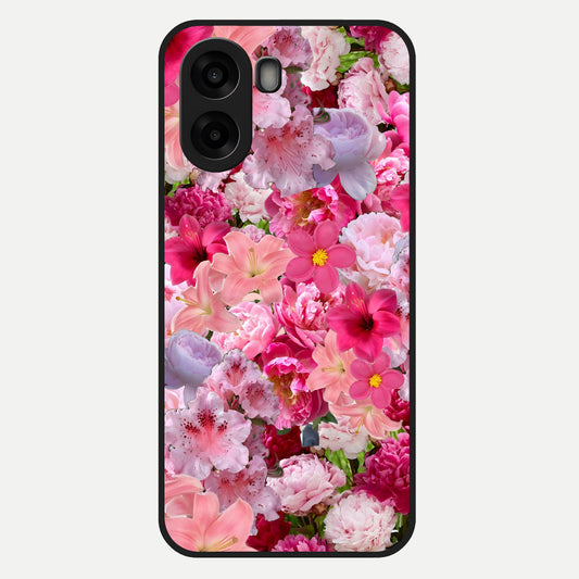 Bloom Crush Fantasy Glass Case For Oppo A6s back cover – full design glossy printed glass finish