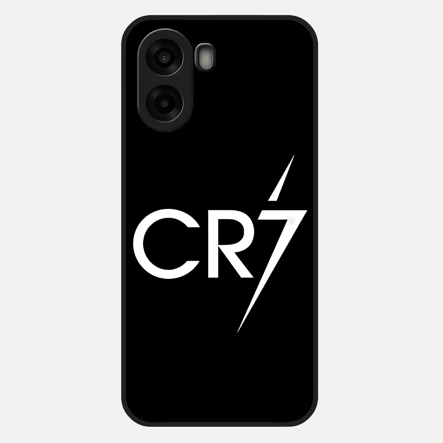  CR7 Elite Strike Glass Case For Oppo A6s back cover – full design glossy printed glass finish