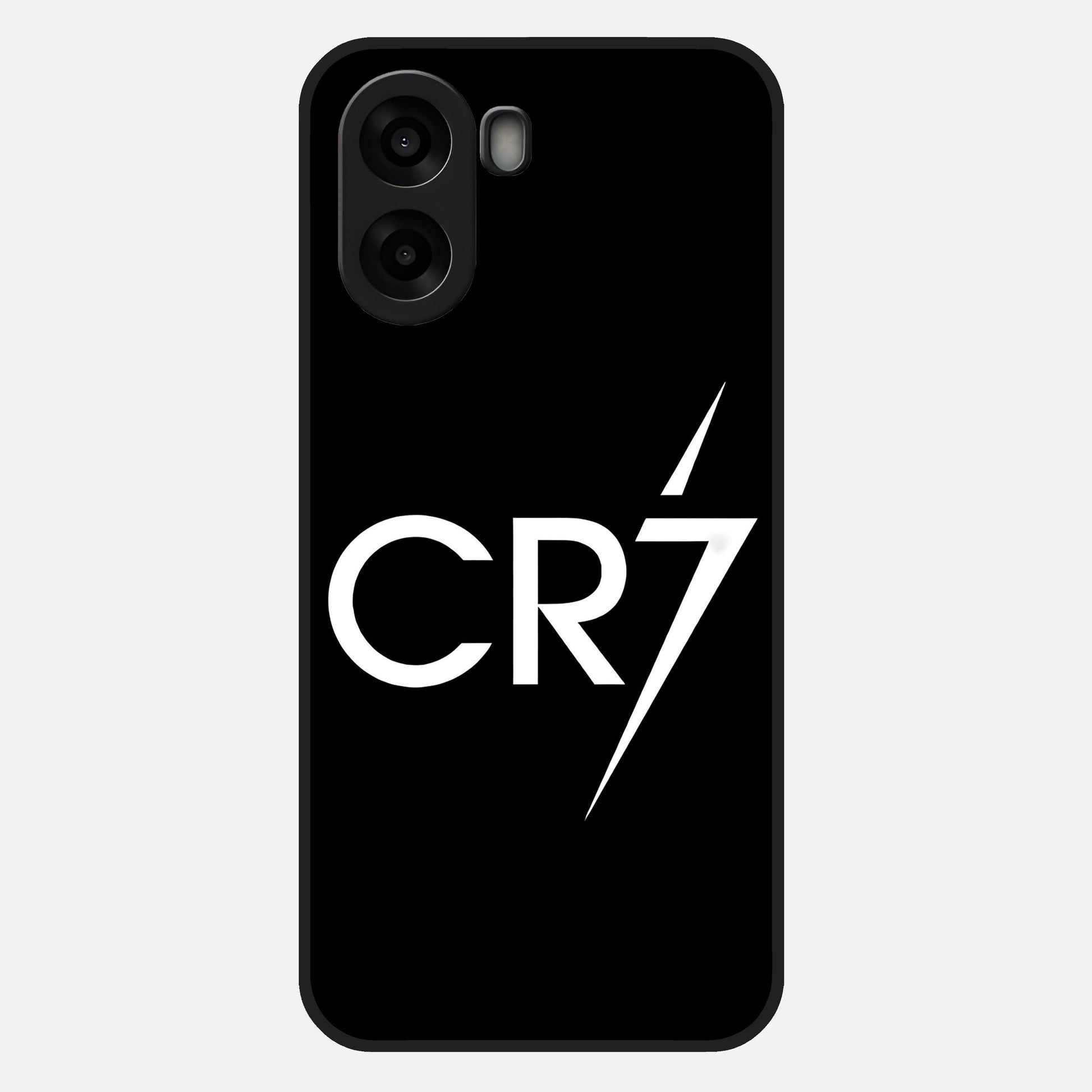  CR7 Elite Strike Glass Case For Oppo A6s back cover – full design glossy printed glass finish