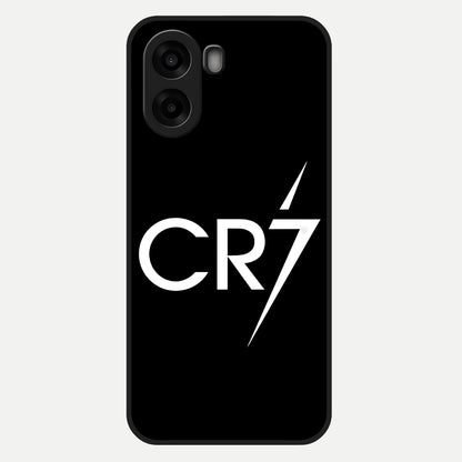  CR7 Elite Strike Glass Case For Oppo A6s back cover – full design glossy printed glass finish