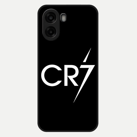  CR7 Elite Strike Glass Case For Oppo A6s back cover – full design glossy printed glass finish