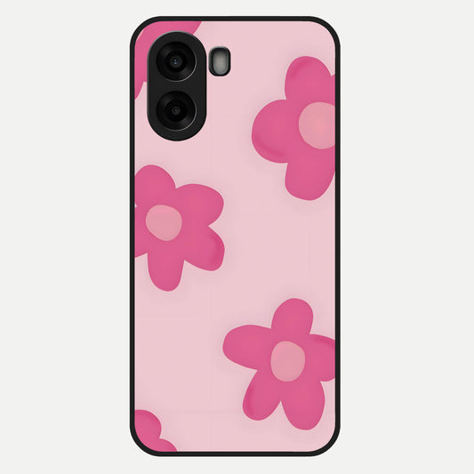  Candy Bloom Dreams Glass Case For Oppo A6s back cover – full design glossy printed glass finish