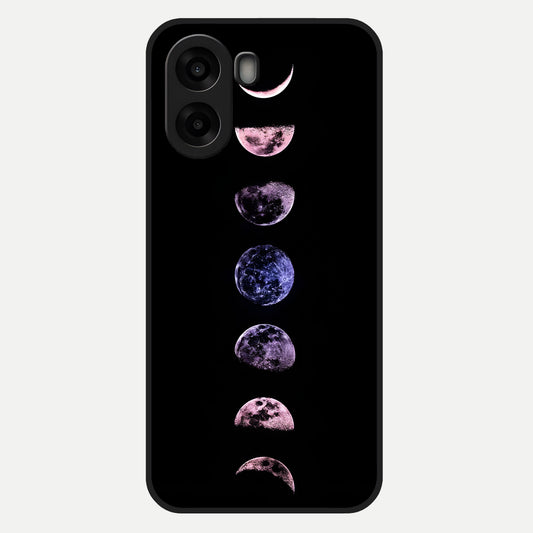  Crimson All Planets Glass Case For Oppo A6s back cover – full design glossy printed glass finish