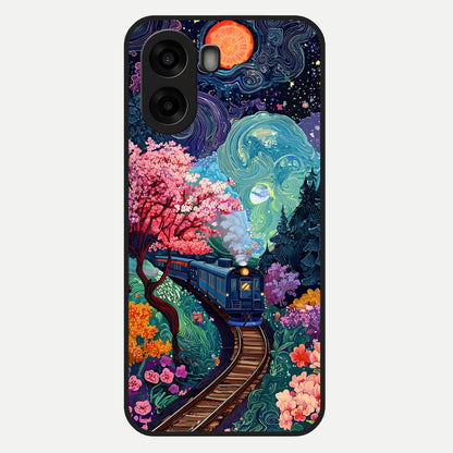  Digital Art Glass Case For Oppo A6s back cover – full design glossy printed glass finish