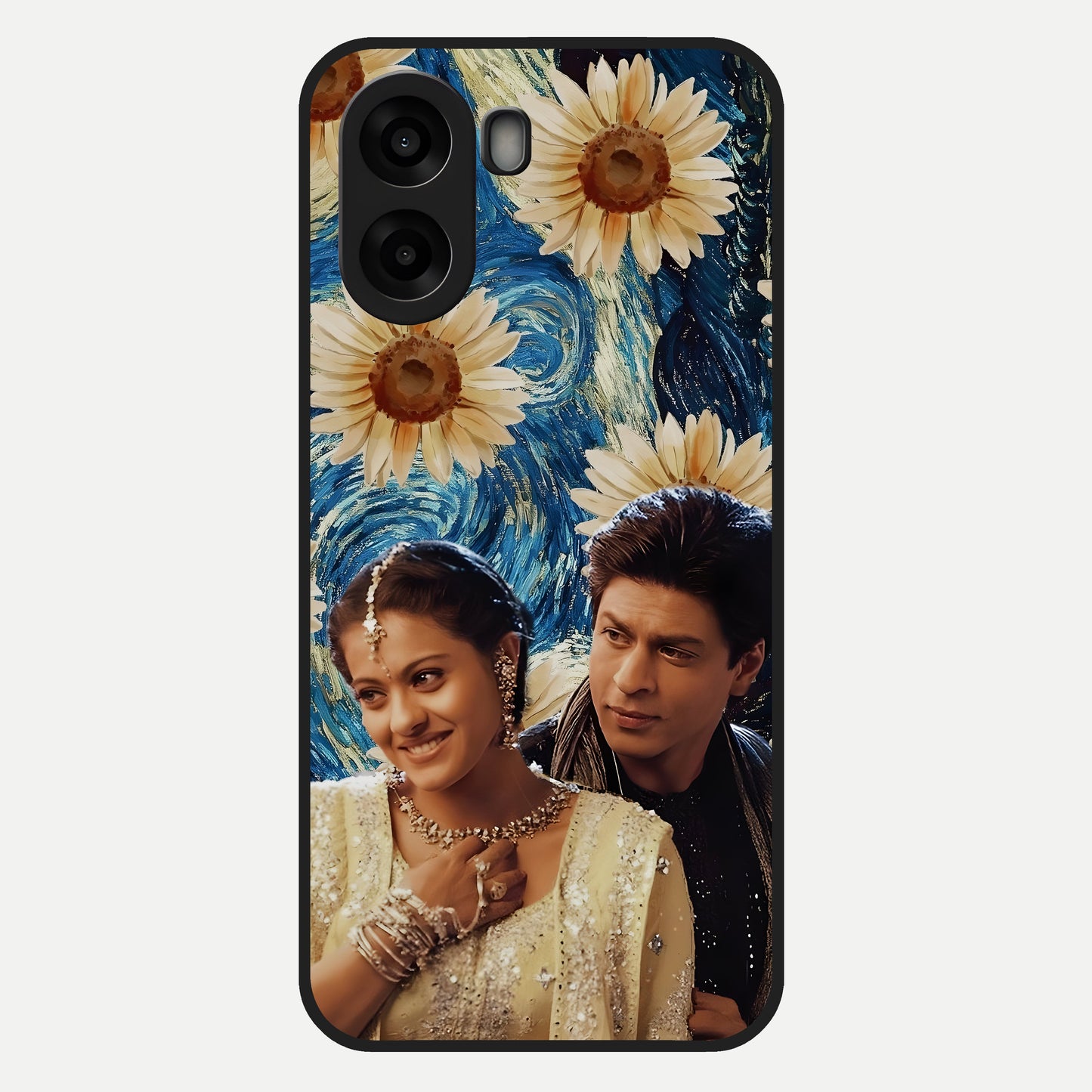  Eternal Love Story Glass Case For Oppo A6s back cover – full design glossy printed glass finish