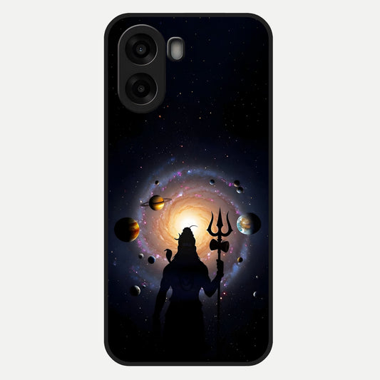  Galactic Shiva Vision Glass Case For Oppo A6s back cover – full design glossy printed glass finish