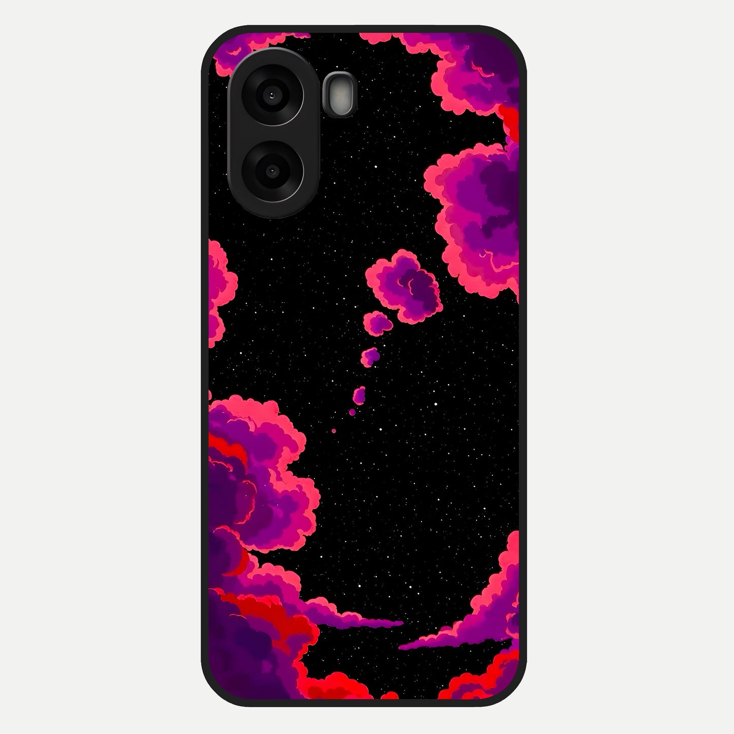  Galaxy Dream Frame Glass Case For Oppo A6s back cover – full design glossy printed glass finish