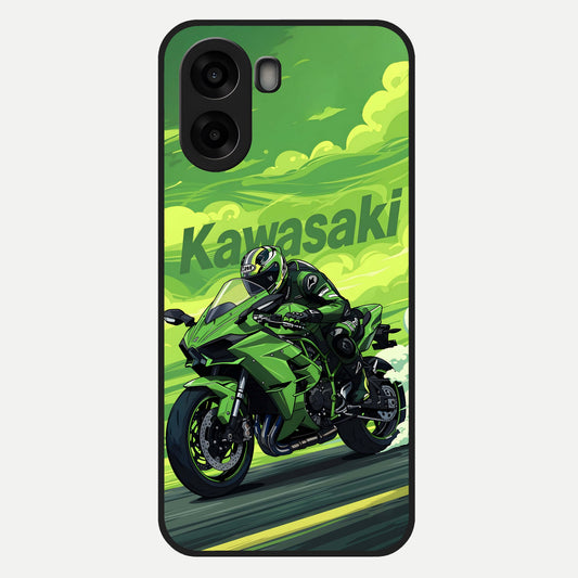  Greenery Sky Glass Case For Oppo A6s back cover – full design glossy printed glass finish