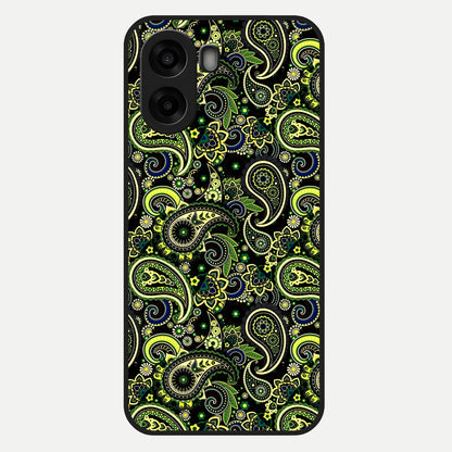  Green Lemon Glass Case For Oppo A6s back cover – full design glossy printed glass finish