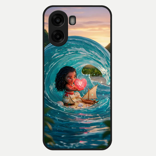  Heart of Ocean Glass Case For Oppo A6s back cover – full design glossy printed glass finish