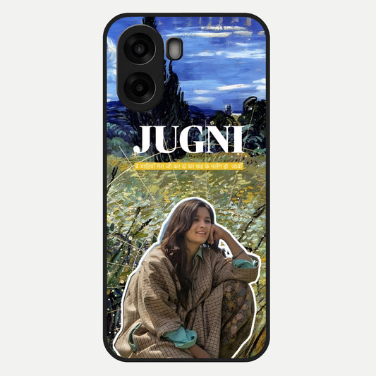  Jugni Soul Vibes Glass Case For Oppo A6s back cover – full design glossy printed glass finish