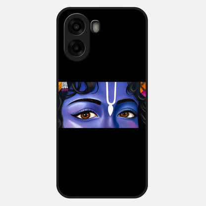  Krishna Eye Glass Case For Oppo A6s back cover – full design glossy printed glass finish