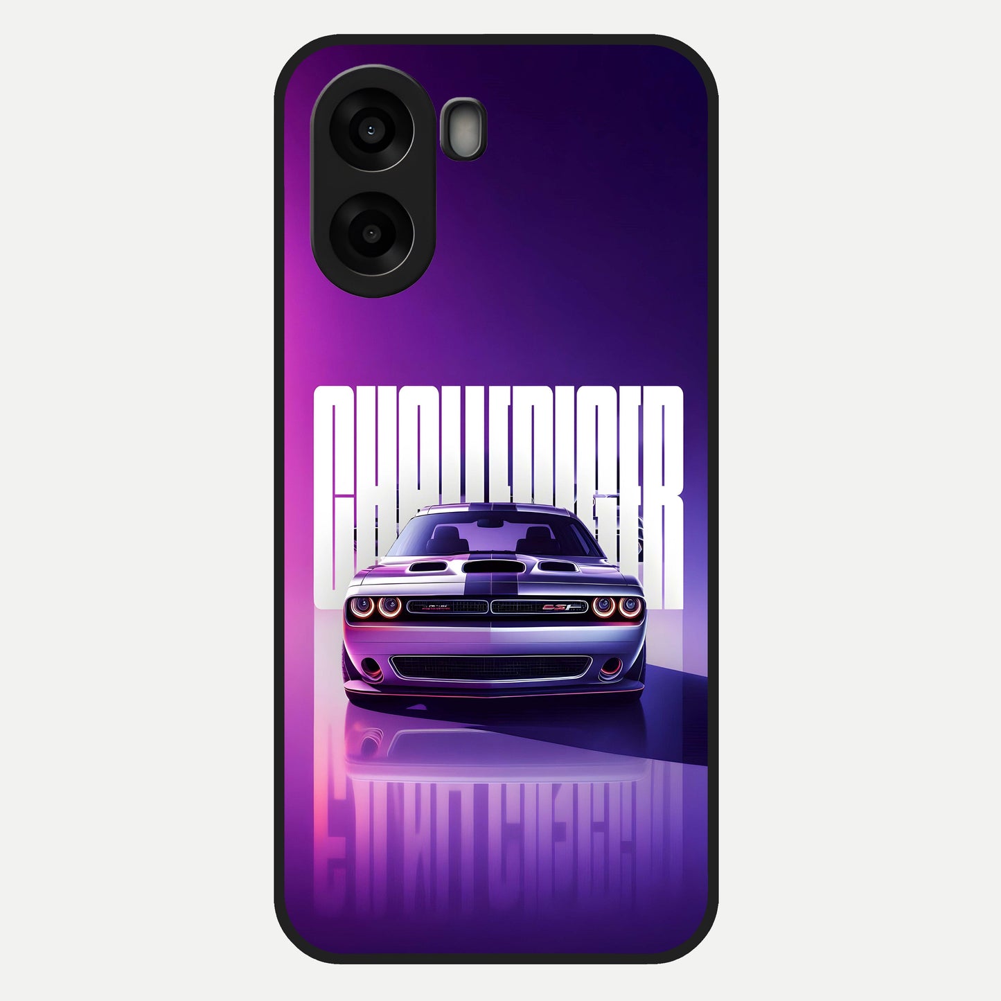  Midnight Muscle Ride Glass Case For Oppo A6s back cover – full design glossy printed glass finish