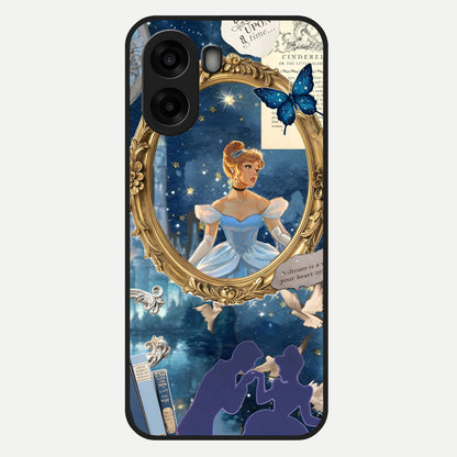  Midnight Queen Glass Case For Oppo A6s back cover – full design glossy printed glass finish