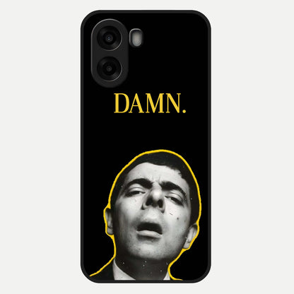  Mr Bean Damn Glass Case For Oppo A6s back cover – full design glossy printed glass finish