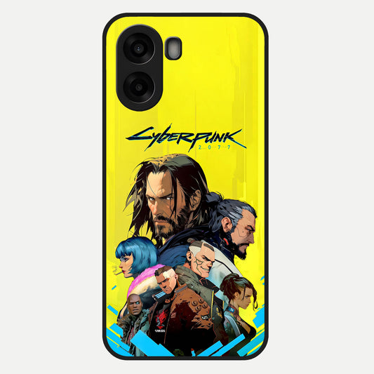  Neon Rebel Genesis Glass Case For Oppo A6s back cover – full design glossy printed glass finish