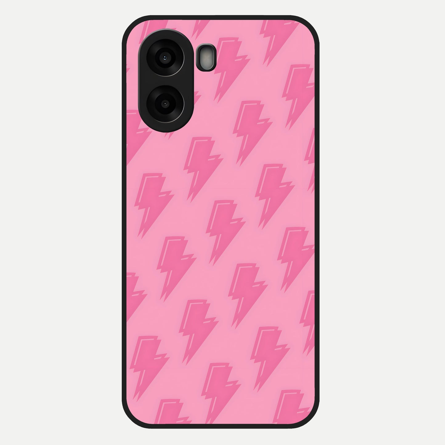  Pink Moo Magic Glass Case For Oppo A6s back cover – full design glossy printed glass finish