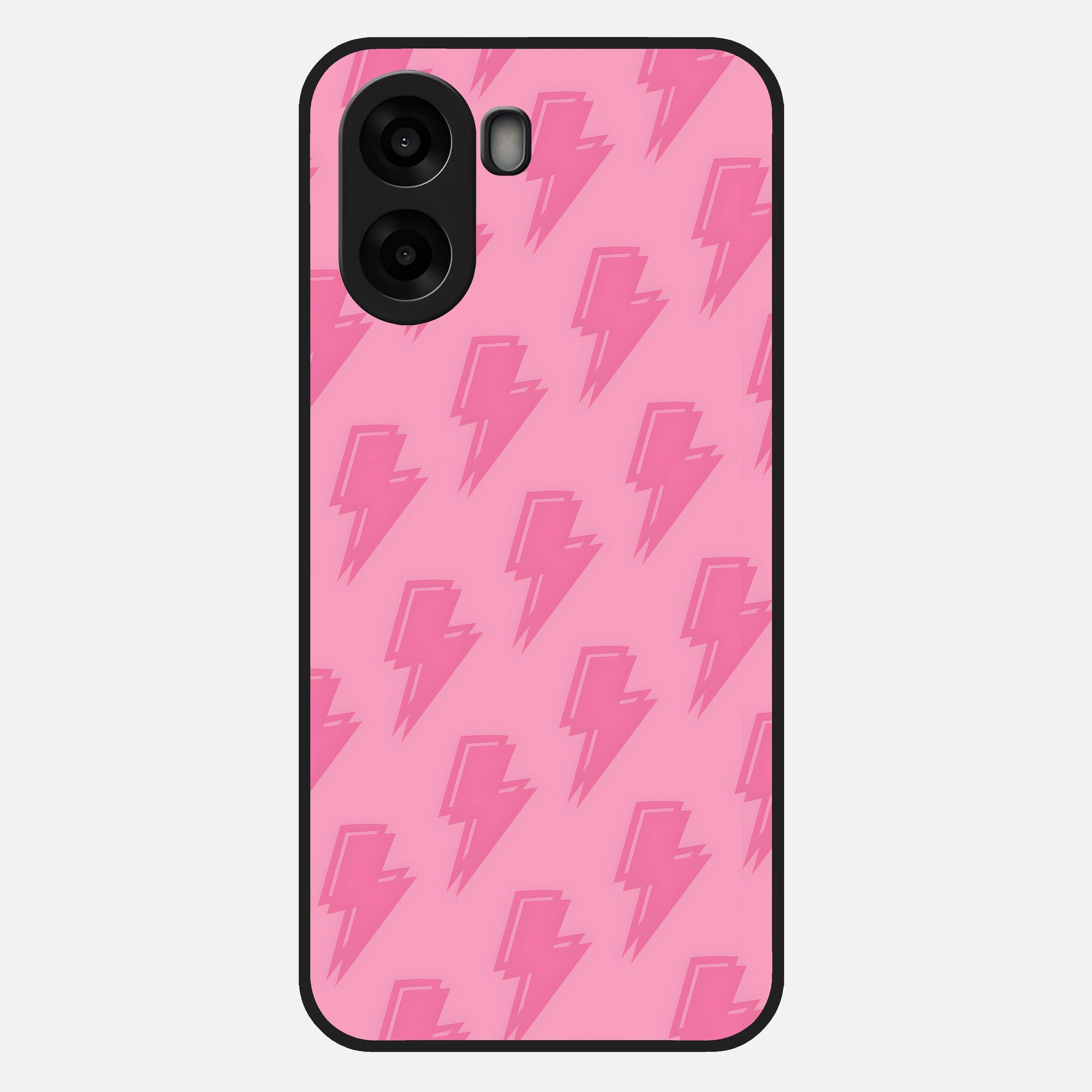  Pink Moo Magic Glass Case For Oppo A6s back cover – full design glossy printed glass finish