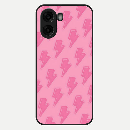  Pink Moo Magic Glass Case For Oppo A6s back cover – full design glossy printed glass finish