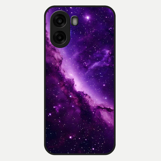 Purple Shade Sky Glass Case For Oppo A6s back cover – full design glossy printed glass finish