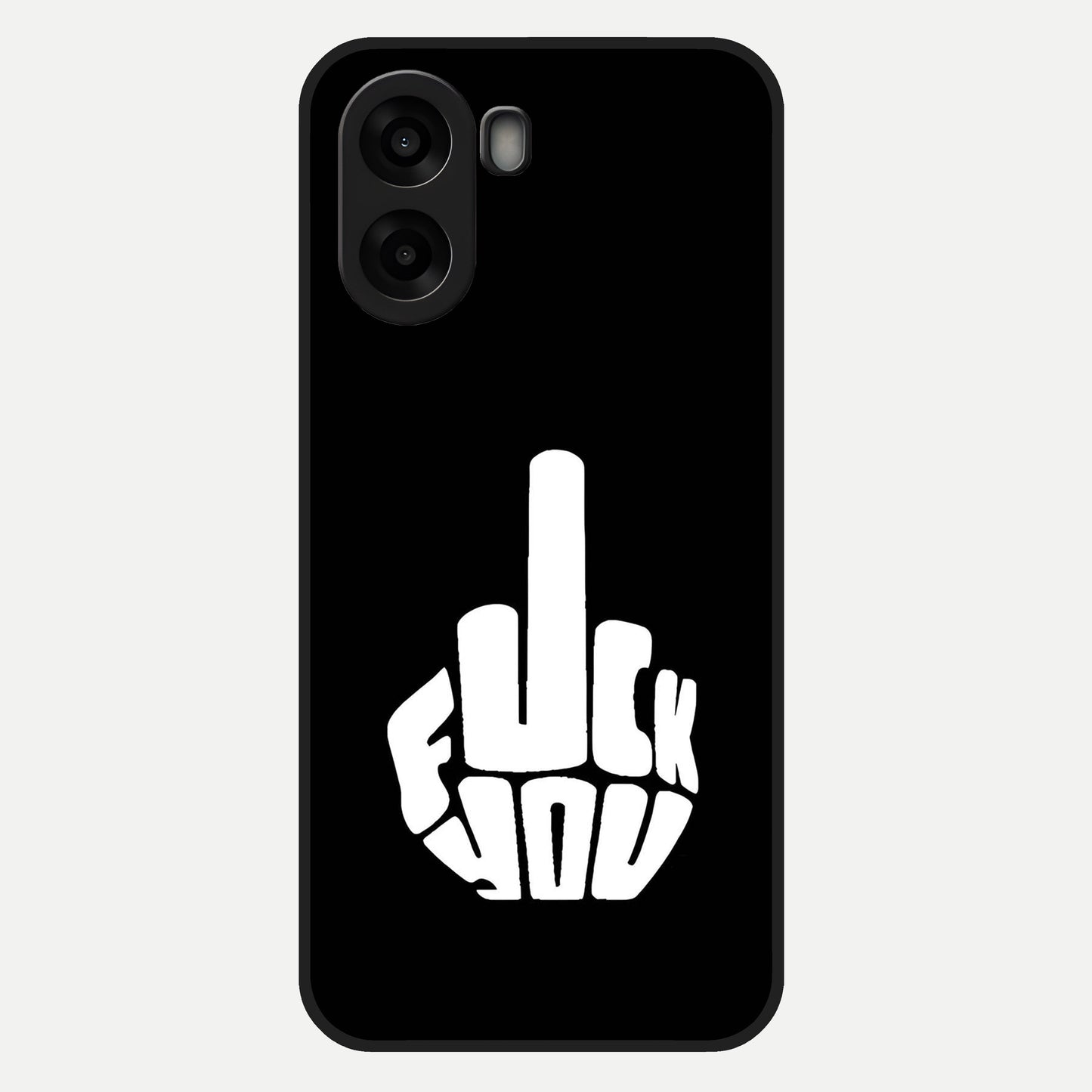  Rebel Mode On Glass Case For Oppo A6s back cover – full design glossy printed glass finish