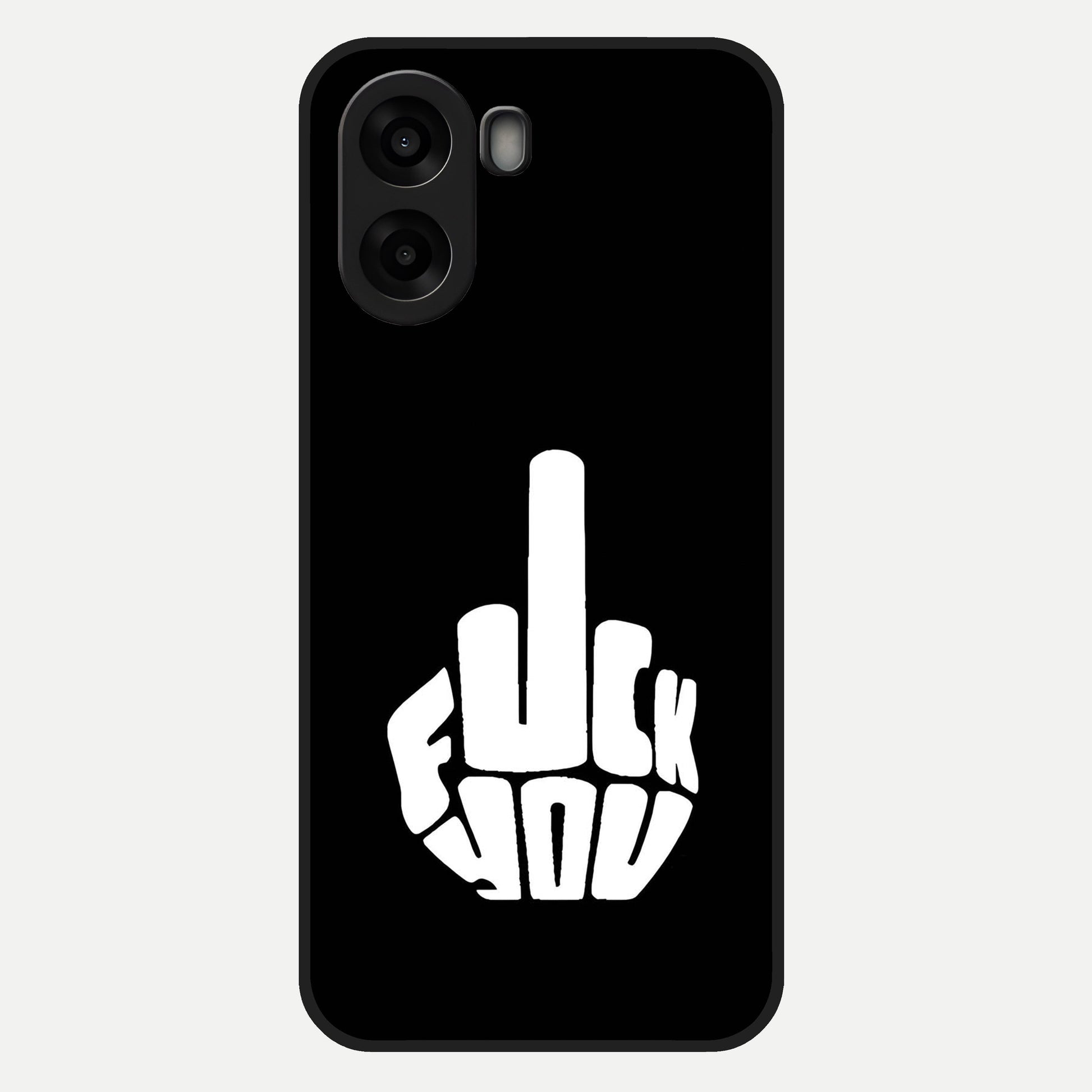  Rebel Mode On Glass Case For Oppo A6s back cover – full design glossy printed glass finish